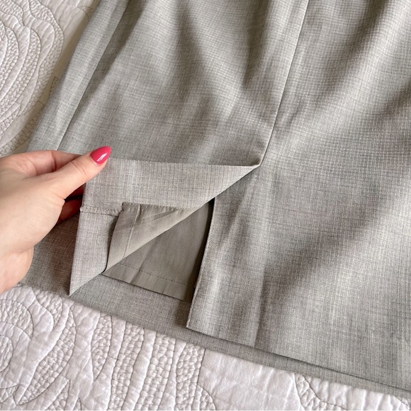 REISS - Aleggra Pencil Skirt - Gray - Picture 8 of 14